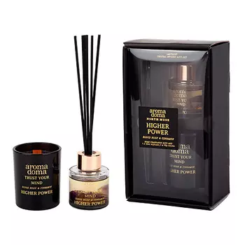 AROMA DOMA Диффузор для дома с палочками и аромасвеча