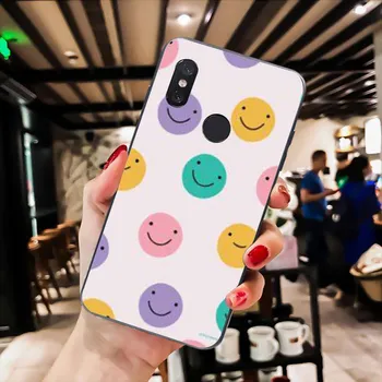 Чехол для телефона с цветными смайликами для Xiaomi Mi 11 10 A2 A2lite A1 9 9SE 8Lite 8explorer F1 Poco M3 X3 Pro Fundas Cove xiaomi11xpro