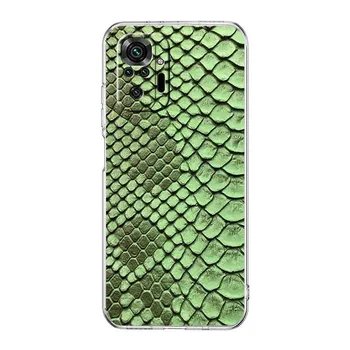 Чехол из ТПУ для Xiaomi Redmi Note 11 10 Pro 9A 9C 9T 9 K40 11T 11S 10C 8T 10S 8 7 9S 7 Note 10 GG, мягкий узор из змеиной кожи Redmi Note 10 Pro