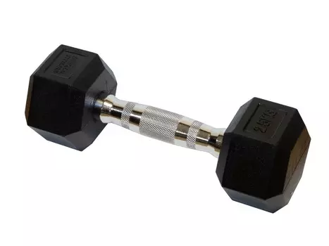 Гантель гексагональная Original Fit.Tools 2,5 кг FT-HEX-02-5