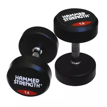 Гантель круглая, обрезиненная, номинал веса - 22 кг Hammer DB145А