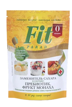 Заменитель сахара ФитПарад №16, 200 г, дой-пак