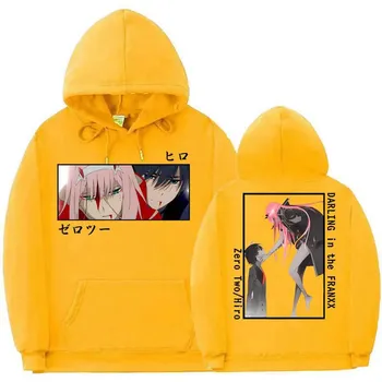 Японское аниме Darling In The Franxx Hoodie XS