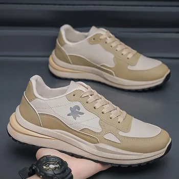 Platform Dad Shoes Breathable Casual Shoes Men s Shoes Trendy Shoes Student Running Sneakers 39 серый