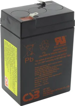 Аккумуляторная батарея для ИБП CSB GP GP645, 6V, 4.5Ah