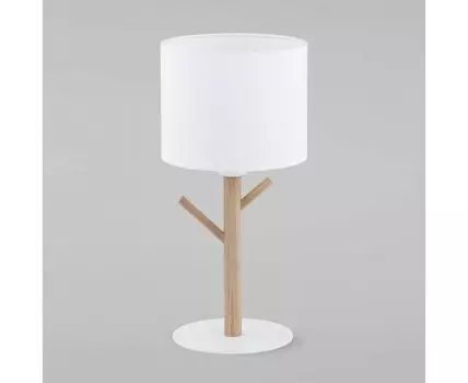 Настольный светильник с тканевым абажуром 5571 Albero White