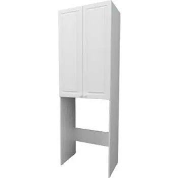 Шкаф 1Marka Wall Classic 65х200 над стиральной машиной, белый глянец (У79534)