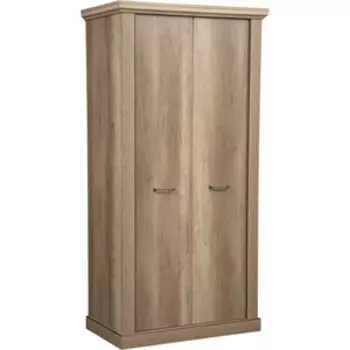 Шкаф для одежды ОЛМЕКО 39.16 Антика дуб каньон /белый/профиль: Masa Decor дуб каньон/профиль: Kroning дуб каньон патина JST