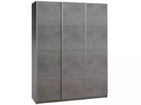 Шкаф-купе Итан-3-180-230 Бетон