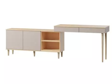 Стол-тумба Элвуд-3 Latte Plywood