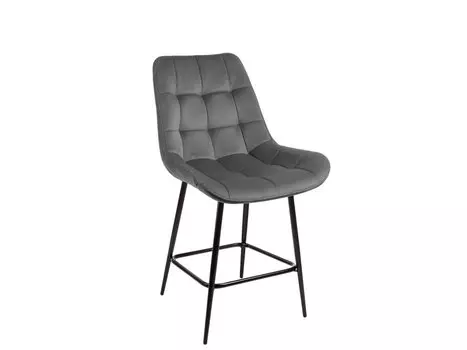 Стул полубарный Флекс-1 Velvet Grey