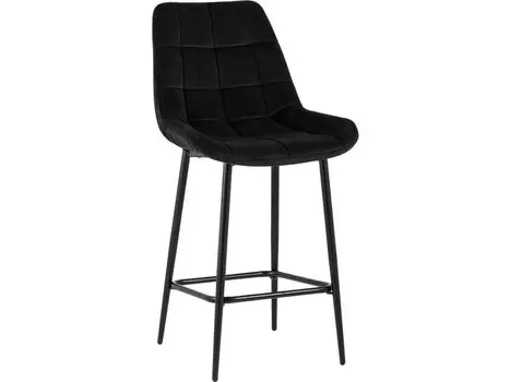Стул полубарный Флекс Velvet Black