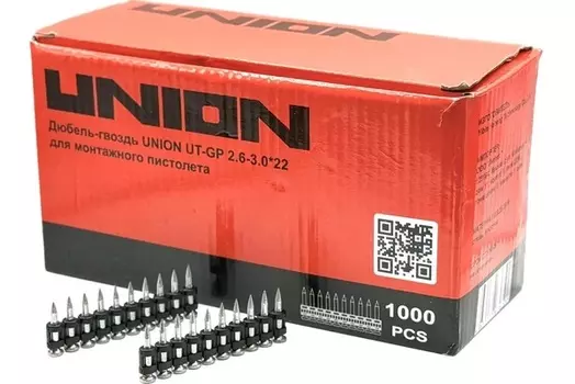 Гвозди по бетону кованые UNION UT-GP 3,0-2,6x22 1000шт 4631170636100