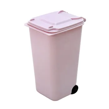 Sagit Mini, пластик, мусор, банка, хранилище, настольный компьютер, органайзер, ручка, карандаш, держатель 15.5x10x10cm чёрный