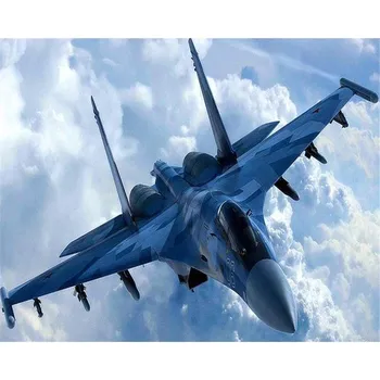 Новый 5d Diy алмазная живопись истребитель Алмазная вышивка полная дрель стразы алмазная живопись мозаика домашний декор вышивка крестом Full Round 20x30CM