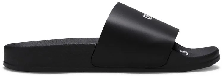 Шлепанцы Off-White Wmns Pool Sliders 'Black', черный