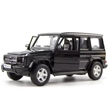 1/36 Mercedes-Benz G63 G-Class игрушечная модель автомобиля для детей RMZ CiTY SUV Sport литая миниатюра инерционная коллекционная подарочная для мальчика белый