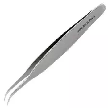 Пинцет для ресниц, Staleks, EXPERT TE-40/6 (месяц)