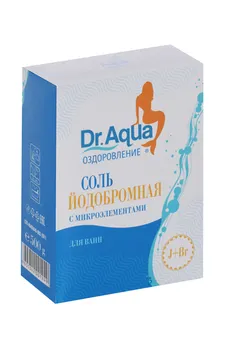 Соль морская Dr.Aqua Йодобромная природная, 500 г