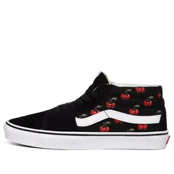 Кроссовки cherries sk8-mid shoes black Vans, черный