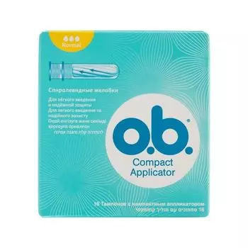 Тампоны o.b. (Оби) с аппликатором Normal 16 шт.