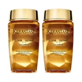 Kerastase Elixir Ultime Sublime Cleansing Oil Shampoo - Набор Шампунь-ванна, 2 шт х 250 мл