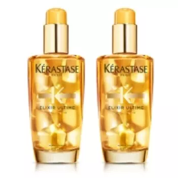 Kerastase Elixir Ultime Versatile Beautifying Oil - Набор Многофункциональное масло для всех типов волос, 2 шт х 100 мл
