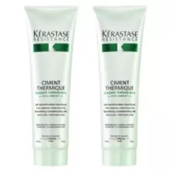 Kerastase Resistance Lait Ciment Thermique - Набор Термо-активное восстанавливающее молочко для ослабленных волос, 2 шт х 150 мл