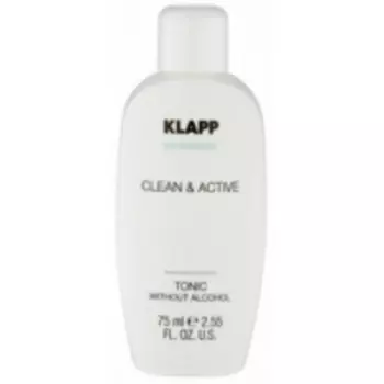 Klapp Clean And Active Tonic without Alcohol - Тоник без спирта, 75 мл