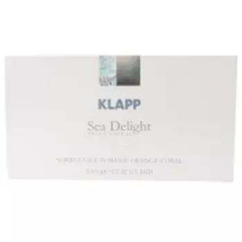 Klapp Sea Delight Sorbet Face Powder Orange Coral - Маска-сорбет, Оранжевый коралл, 5*5 г