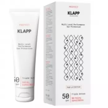 Klapp - Солнцезащитный BB крем Facial Sunscreen SPF 50, 50 мл