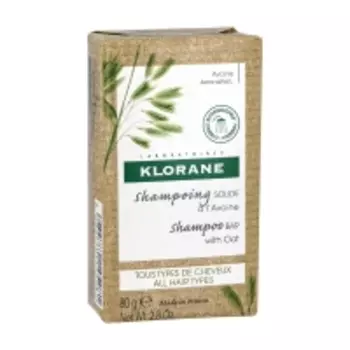 Klorane - Брусковый шампунь с молочком овса, 80 г