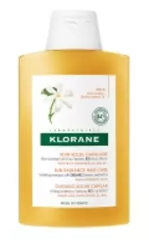 Klorane Sun - Exposed Hair Sun Radiance Hair Care Rich Noutrising Shampoo With Organic Tamanu and Monoi - Питательный шампунь с органическими маслами туману и моной, 200 мл