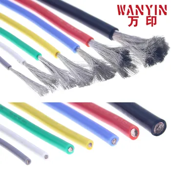 Провод силиконовый мягкий медный 12AWG-30AWG
