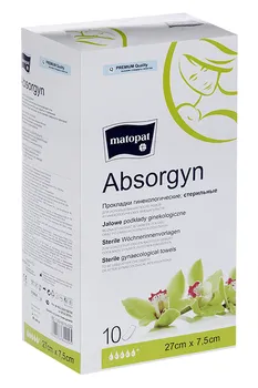 Прокладки Matopat Absorgyn гинекологические стерил, 10 шт