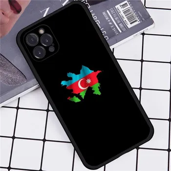 Чехол для телефона с флагом Азербайджана для iPhone 14 11 12 13 Mini Pro Max 8 7 6 6S Plus X SE 2020 XR XS Funda Case 6plus or 6s plus