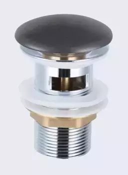 Донный клапан для раковины «Vincea» DBS-216MA с механизмом Клик-Клак антрацит матовый