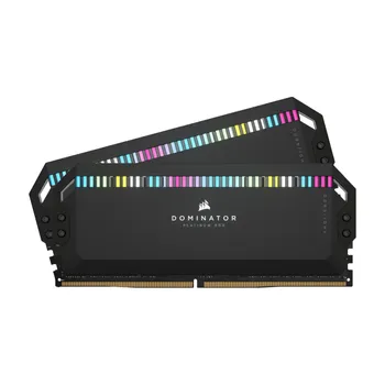 Оперативная память CORSAIR Dominator Platinum RGB, 64 Гб DDR5 (2x32 Гб), 5600 МГц, CL40, CMT64GX5M2X5600C40, черный