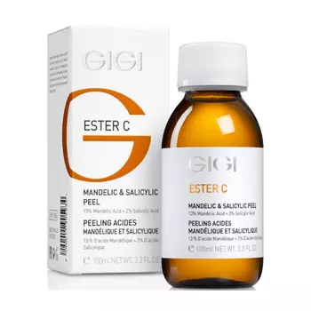 GIGI Пилинг-коктейль миндальная 13%+салициловая кислота 2%, 100 мл (GIGI, Ester C)