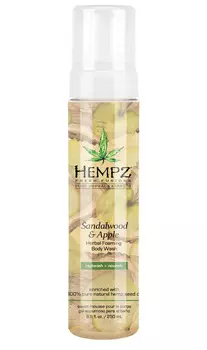 Hempz Гель-мусс для душа Sandalwood &amp; Apple Herbal Foaming Body Wash, 250 мл (Hempz, Сандал и яблоко)