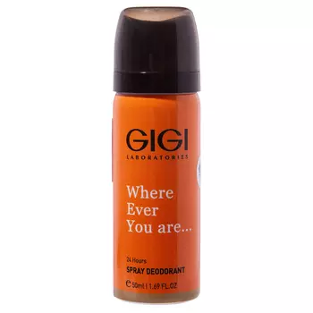 GiGi Дорожный дезодорант Where Ever You Are, 50 мл (GiGi, Out Serials)