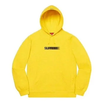 Толстовка motion logo hooded sweatshirt 'yellow black' Supreme, желтый