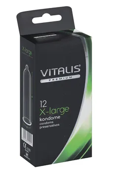 Презервативы Vitalis Premium x-large увеличенного размера ширина 57 мм, 12 шт
