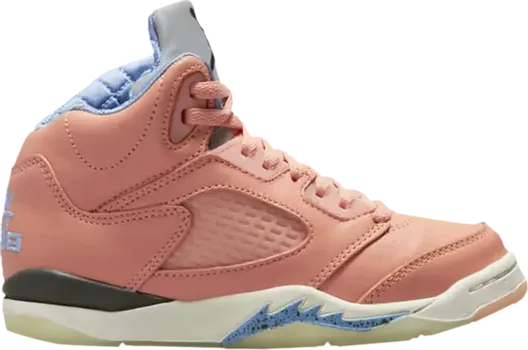 Кроссовки DJ Khaled x Jordan 5 Retro PS We The Best - Crimson Bliss, оранжевый