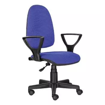 Кресло для персонала Prestige Ergo MG-311, черно-синее, ткань