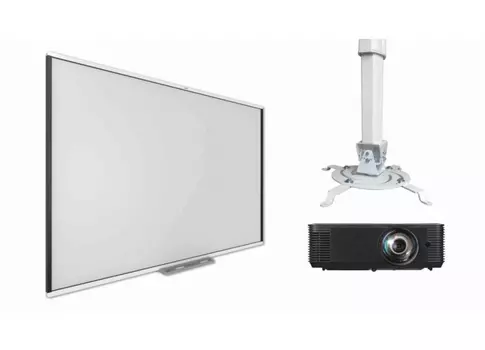 Комплект SBM787EXD202ST в составе: интерактивная доска Board SBM787V с проектором EXD202ST и крепление DSM-14K