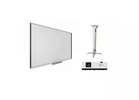 Комплект SBM787EXL201L в составе: интерактивная доска Board SBM787 с проектором EXL201 и потолочное креплением