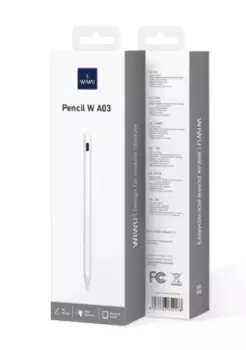 Стилус WIWU Pencil W A03 для iPad c функцией распознавания ладони (белый)