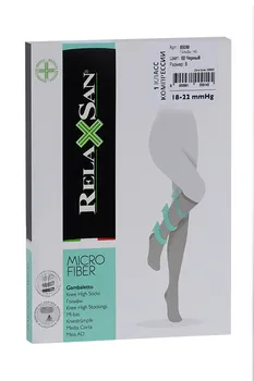 Гольфы RELAXSAN Microfiber 1 класс компрессии Gambaletto 140 ден 850М черный р 5, пара