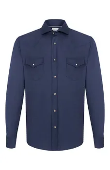 Шерстяная рубашка Brunello Cucinelli